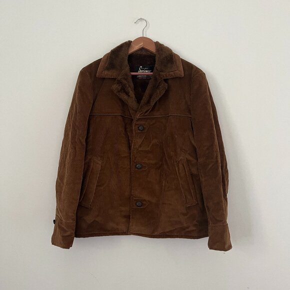 Sears Corduroy Coat with Fur Lining